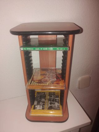 2 Torres CD/DVD Madera