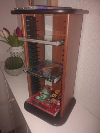 2 Torres CD/DVD Madera