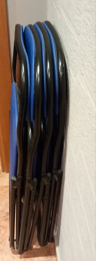 Pack 4 Sillas Plegables Azul