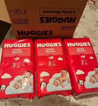 Pañales Huggies Talla 3 (4-9kg) - 3 Packs