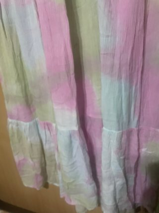 Vestido largo tie-dye talla única