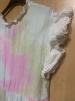 Vestido largo tie-dye talla única