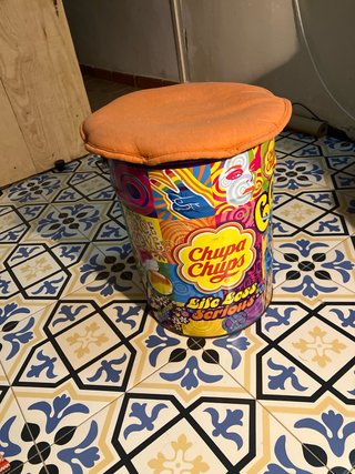 Taburete Cubo Chupa Chups