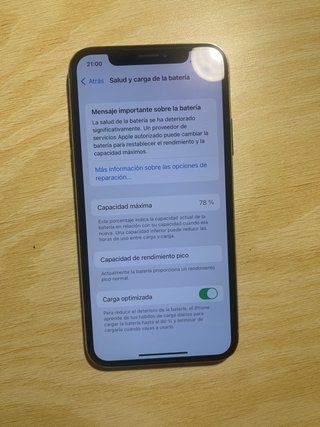 iPhone X Plateado 64 GB