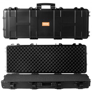 Funda para Rifle, Funda Dura para Rifle con 3 Capas de Espumas Totalmente Protectores, Funda Dura para Armas de 109 cm con Ruedas, Impermeable IP67 y a Prueba de Aplastamiento, para Dos Rifles o E...
