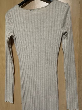 Vestido Zara Midi Beige