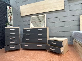 Pack Dormitorio Matrimonial JENI - Madera de Calidad
