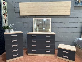 Pack Dormitorio Matrimonial JENI - Madera de Calidad