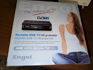 Receptor TDT Engel DVB-T2 HD Grabador