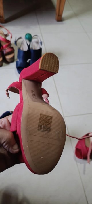 Lote 6 pares zapatos mujer