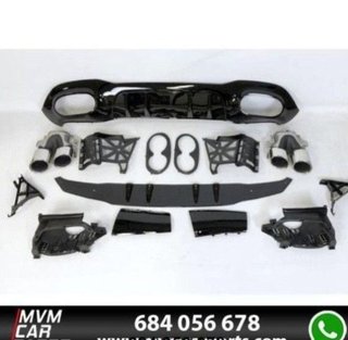 Difusor Trasero Mercedes V177 AMG Look A45 4 Puert