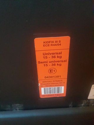 Silla coche niño Britax Römer