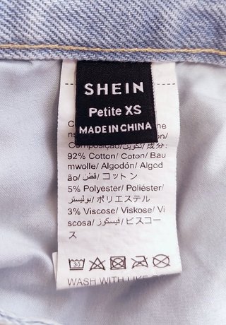 Jeans Shein mom fit taglia XS