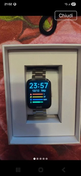 Smartwatch Liu Jo Argento e Nero