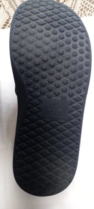 Chanclas Hombre Talla 41 Negras