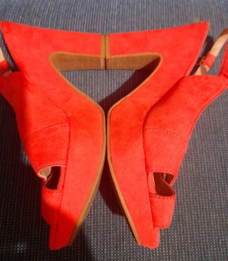 Sandalias Pull&Bear Rojas Talla 40