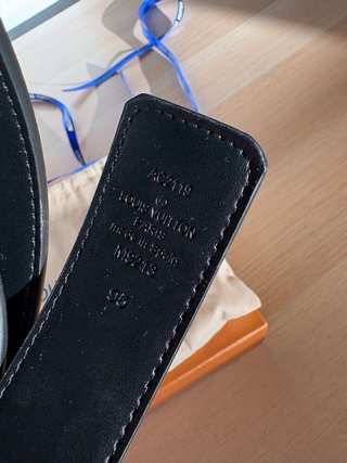 Cinturón Louis Vuitton Damier Graphite