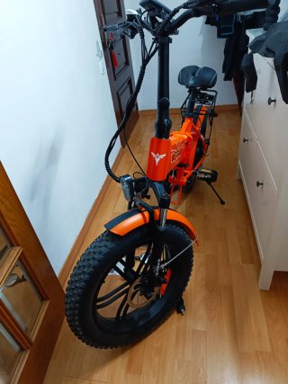 Bicicleta Eléctrica Plegable EP-2 Pro Naranja