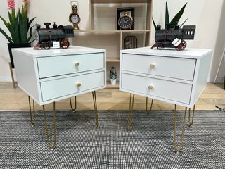 Mesitas de noche estilo isabelino NUEVAS