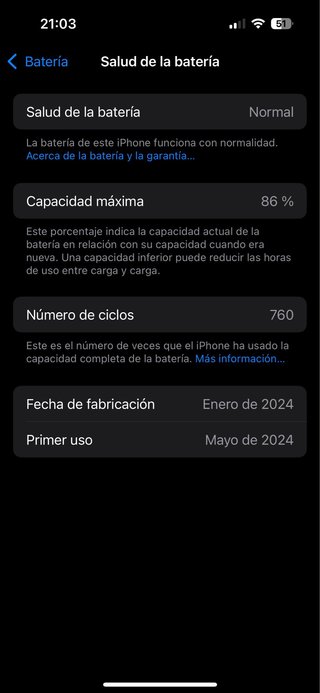 iPhone 15 Pro Azul Marino
