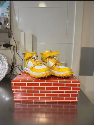 Zapatillas Nike Off-White Air Force 1 Amarillas