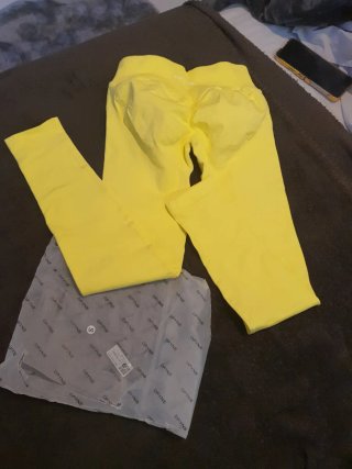 Leggings deportivos amarillos DFYNE
