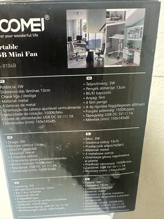 Ventilador de mesa
