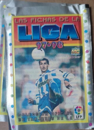 50 Sobres sin abrir LIGA 97-98 Mundicromo