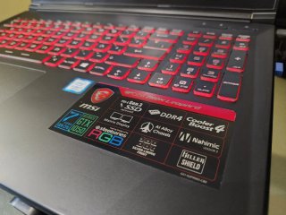 Portátil MSI Gaming core i7,32gb,2 discos,perfecto
