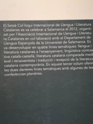 Actes del setzè col·loqui de llengua i literatura