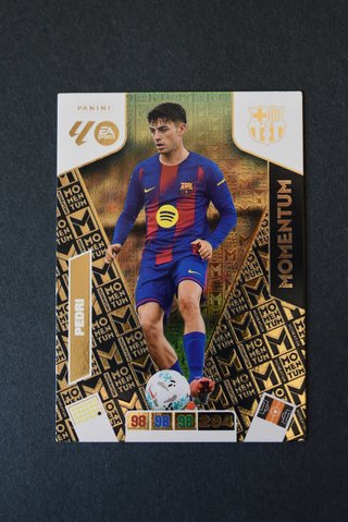 Cromo Adrenalyn Pedri Momentum 2026 Barcelona