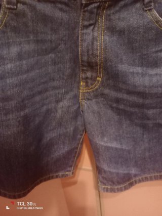 Pantalón tejano corto niño