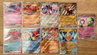 Pack 9 Cartas Pokémon EX