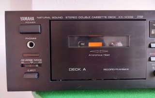 YAMAHA KX-W332 Pletina doble de cassette.