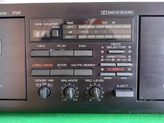 YAMAHA KX-W332 Pletina doble de cassette.