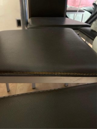 OPORTUNIDAD Mesa de comedor cristal y 6 sillas