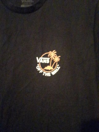 Camiseta Vans Negra Talla L