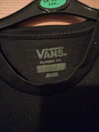 Camiseta Vans Negra Talla L