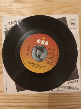 BOB DYLAN SINGLE 7" ENREDADO EN EL AZUL VINILO