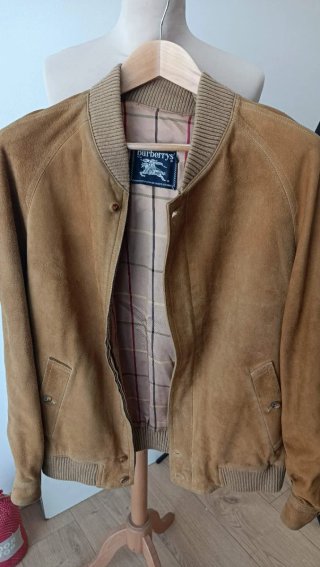 Chaqueta Burberry Piel vuelta Beige/Marrón