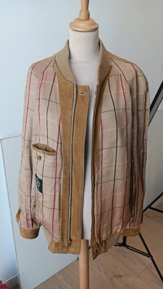 Chaqueta Burberry Piel vuelta Beige/Marrón