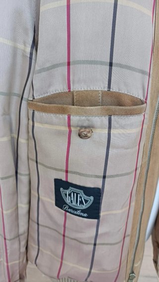 Chaqueta Burberry Piel vuelta Beige/Marrón