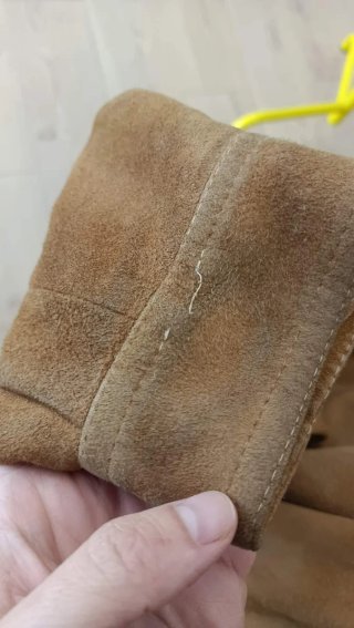 Chaqueta Burberry Piel vuelta Beige/Marrón