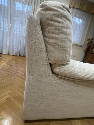 Sofá de 2 plazas beige