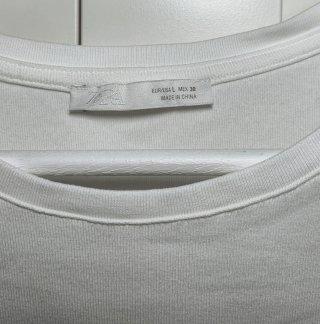 Camiseta blanca Zara talla L