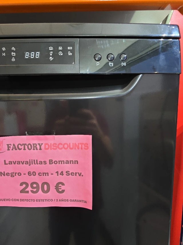 Lavavajillas Bomann Negro 14 Servicios