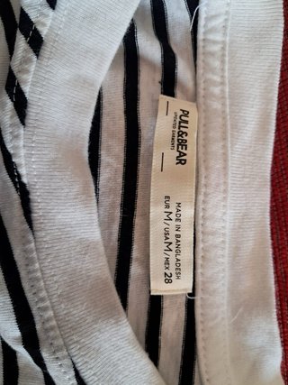 Camiseta Rayas Pull&Bear Talla M