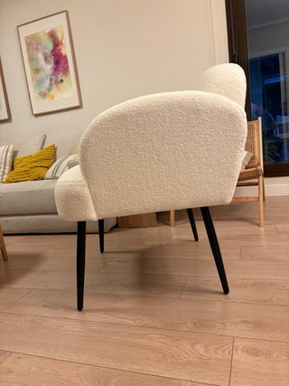 Sillón borreguito blanco