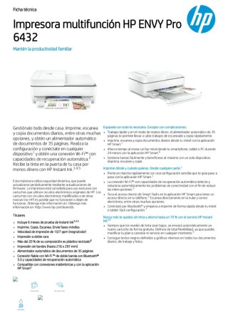 Impresora HP Envy Pro 6432 WiFi