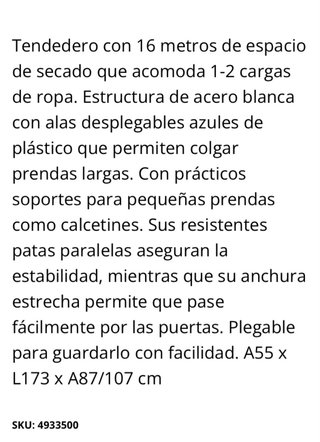Tendedero Leifheit Pegasus 160